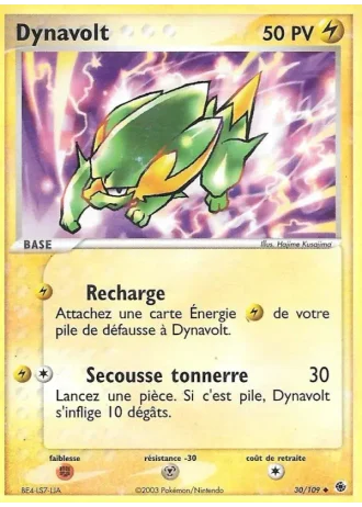 Dynavolt #30/109 — EX Rubis & Saphir