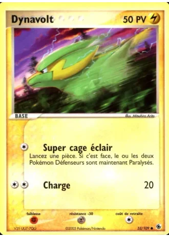Dynavolt #53/109 — EX Rubis & Saphir