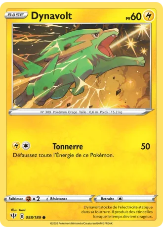 Dynavolt #58/189 — Ténèbres Embrasées