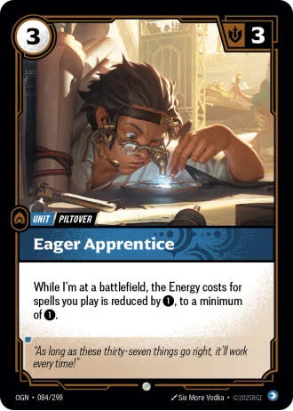 Eager Apprentice #084/298 — Origins