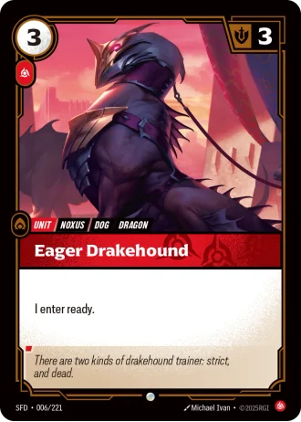 Eager Drakehound #006/221 — Spiritforged