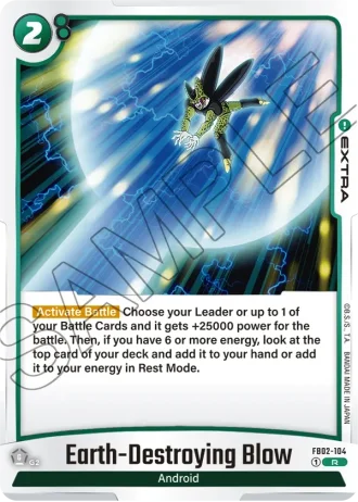 Earth-Destroying Blow  FB02-104 — Blazing Aura (FB02)