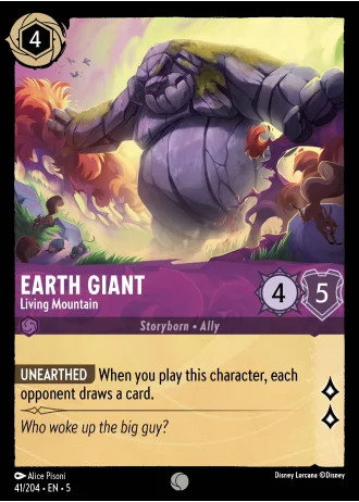 Earth Giant - Living Mountain #41/204 — Shimmering Skies