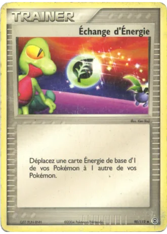 Échange d'Énergie #90/112 — EX Rouge Feu & Vert Feuille