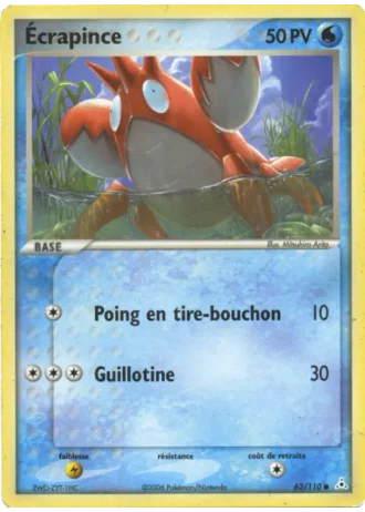 Ecrapince #62/110 — EX Fantômes Holon