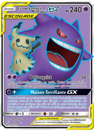 Ectoplasma et Mimiqui GX #164/181 — Duo de Choc