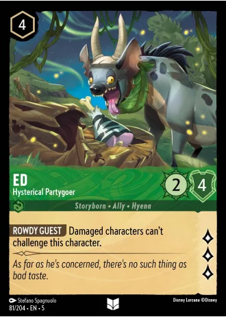 Ed - Hysterical Partygoer #81/204 — Shimmering Skies