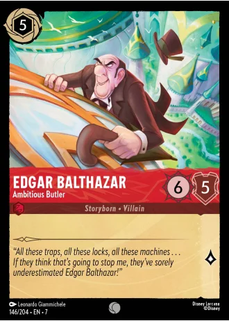 Edgar Balthazar - Ambitious Butler #146/204 — Archazia's Island