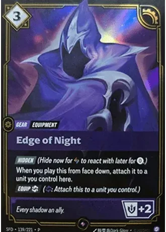 Edge of Night (Top 8) #139/221 — Organized Play Promos
