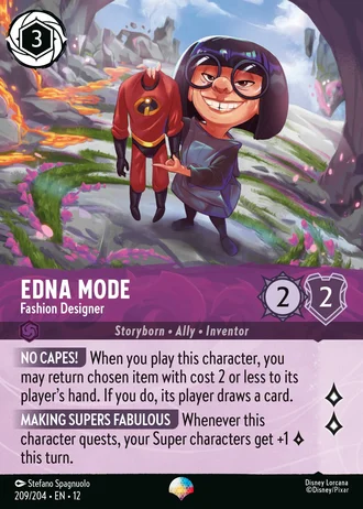 Edna Mode - Fashion Designer #209/257 — Wilds Unknown