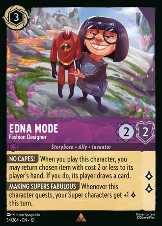 Edna Mode - Fashion Designer #54/257 — Wilds Unknown