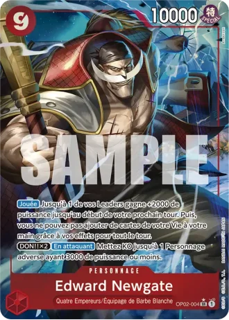Edward Newgate (OP02-004) (Reprint) — ONE PIECE CARD THE BEST (PRB01)