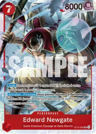 Edward Newgate (ST15-002) (Reprint) — ONE PIECE CARD THE BEST vol.2 (PRB02)