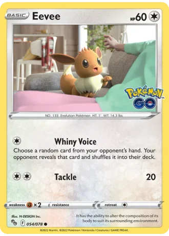 Eevee #054/78 — Pokémon GO