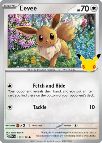 Eevee #116/128 — 30th Celebration