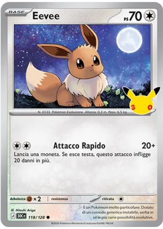 Eevee #118 — 30° Anniversario