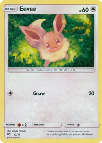 Eevee #12 — McDonald's Collection 2019