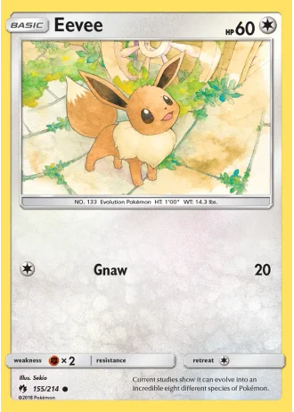 Eevee #155/214 — Lost Thunder