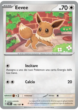 Eevee #166 — Ossidiana Infuocata