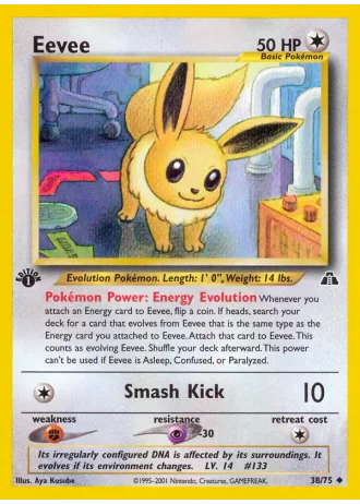 Eevee #38/75 — Neo Discovery
