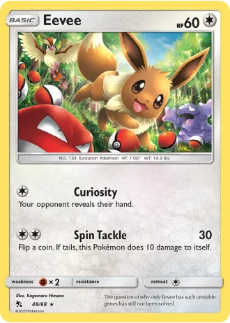 Eevee #48/68 — Hidden Fates