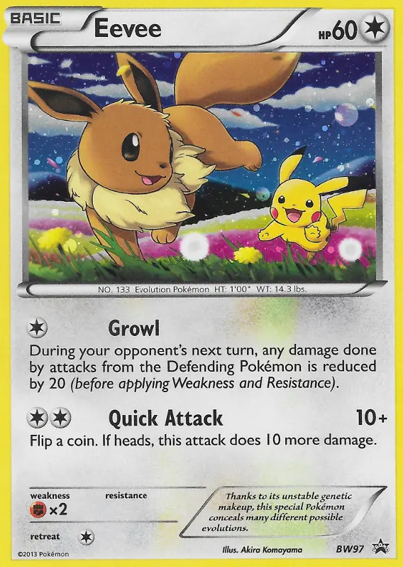 Eevee BW97 — Black & White Promos