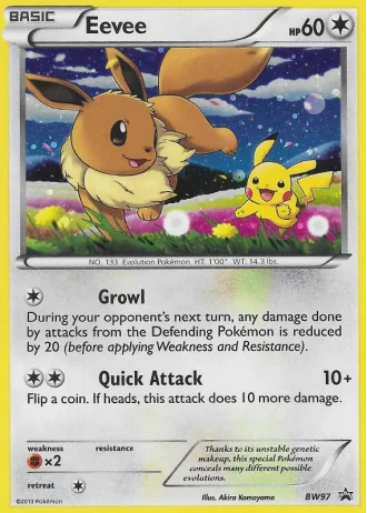Eevee BW97 — Black & White Promos
