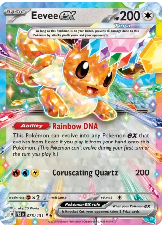 Eevee ex #075/131 — Prismatic Evolutions