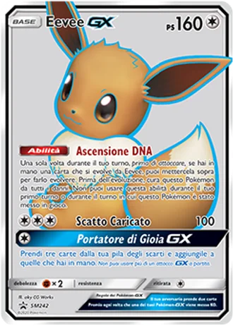 Eevee GX SM242 — Sole e Luna Promos