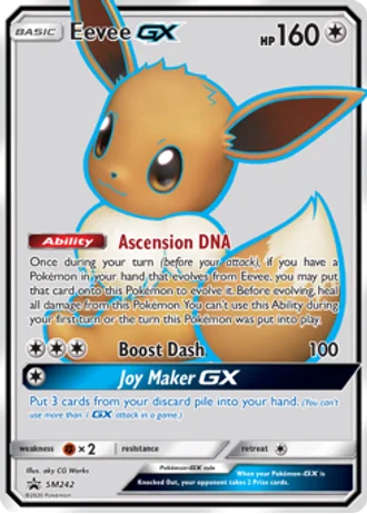 Eevee GX SM242 — Sun & Moon Promos