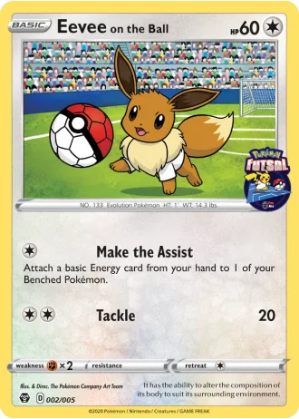Eevee on the Ball #2/5 — Pokémon Futsal 2020