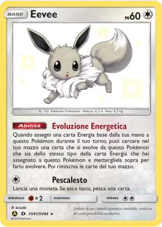Eevee SV41/94 — Tesoro Cromatico (Destino Sfuggente)