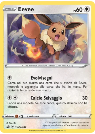 Eevee SWSH042 — Spada e Scudo Promos