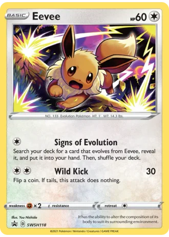 Eevee SWSH118 — Sword & Shield Promos
