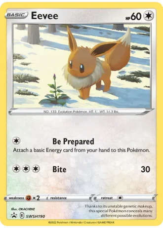 Eevee SWSH190 — Sword & Shield Promos
