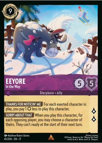 Eeyore - In the Way #45/204 — Winterspell