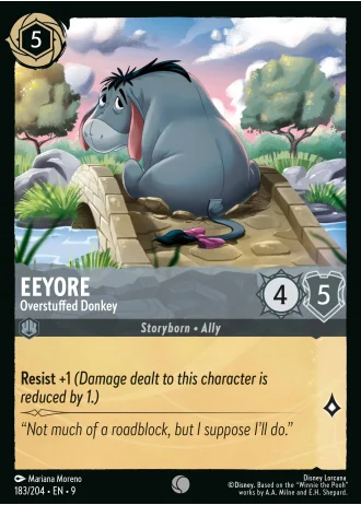 Eeyore - Overstuffed Donkey #183/204 — Fabled