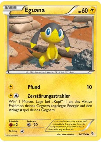 Eguana #36/106 — Flammenmeer