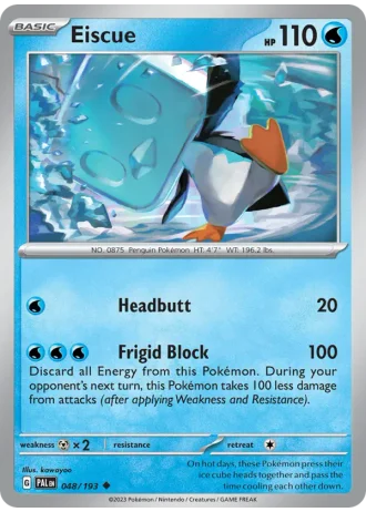 Eiscue #048/193 — Paldea Evolved