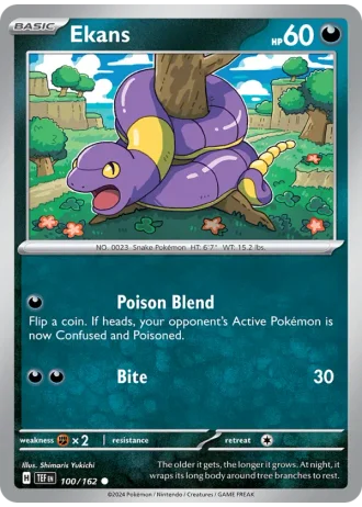 Ekans #100/162 — Temporal Forces