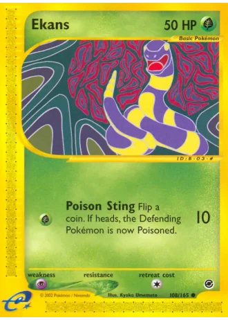 Ekans #108/165 — Expedition Set Base