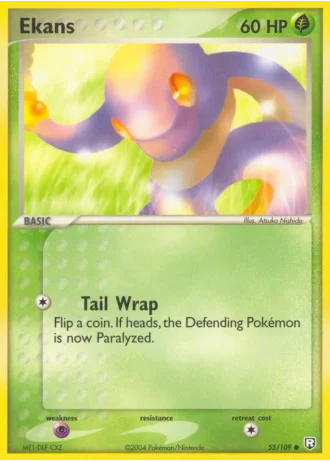 Ekans #55/109 — Team Rocket Returns