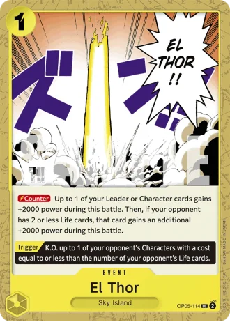 El Thor (OP05-114) (Reprint) — One Piece The Best (PRB01)