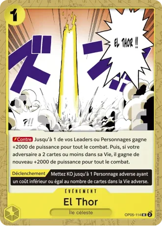 El Thor (OP05-114) (Textured Foil) — ONE PIECE CARD THE BEST (PRB01)