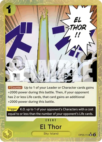 El Thor (OP05-114) (Textured Foil) — One Piece The Best (PRB01)