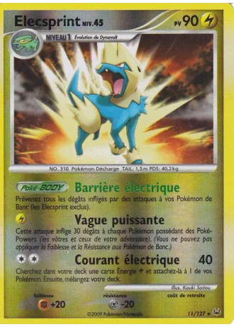 Élecsprint #11 — Platine