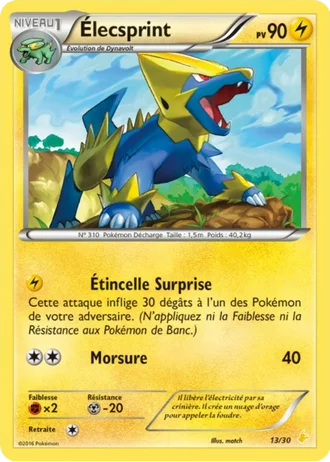 Élecsprint #13 — XY Kit du dresseur (Pikachu Libre)