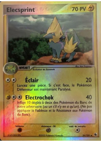 Elecsprint #39/109 — EX Rubis & Saphir