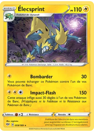Élecsprint #59/189 — Ténèbres Embrasées