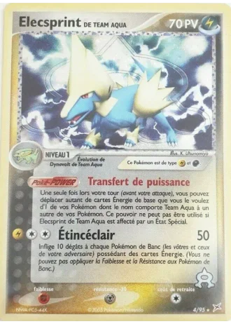 Elecsprint de Team Aqua #4/95 — EX Team Magma vs Team Aqua